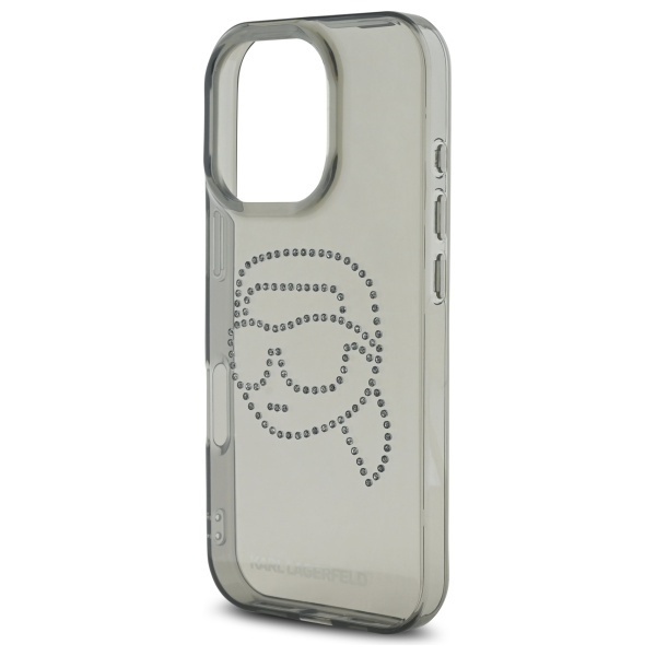 Karl Lagerfeld KLHCP16XHKHDCELK iPhone    16 Pro Max 6.9" czarny/black hardcase IML Rhinestones Karl Head