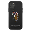 Etui U.S. Polo Assn. Embroidery Collection na iPhone 12 / iPhone 12 Pro - czarne