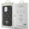 GUESS GUHCP13LPG4GPK IPHONE 13 PRO / 13 6.1" CZARNY/BLACK HARDCASE 4G TRIANGLE METAL LOGO