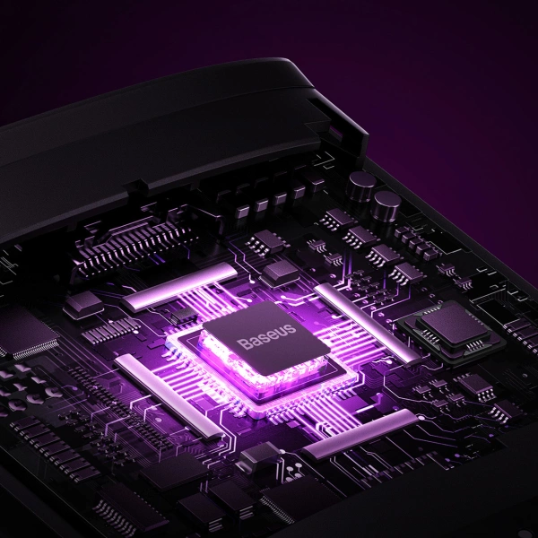 Baseus AirJoy 2in1 4K 60Hz bi-directional HDMI adapter with built-in 1m cable - black