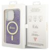 Guess GUHMP14LH4STU iPhone 14 Pro 6.1"purpurowy/purple hardcase 4G MagSafe