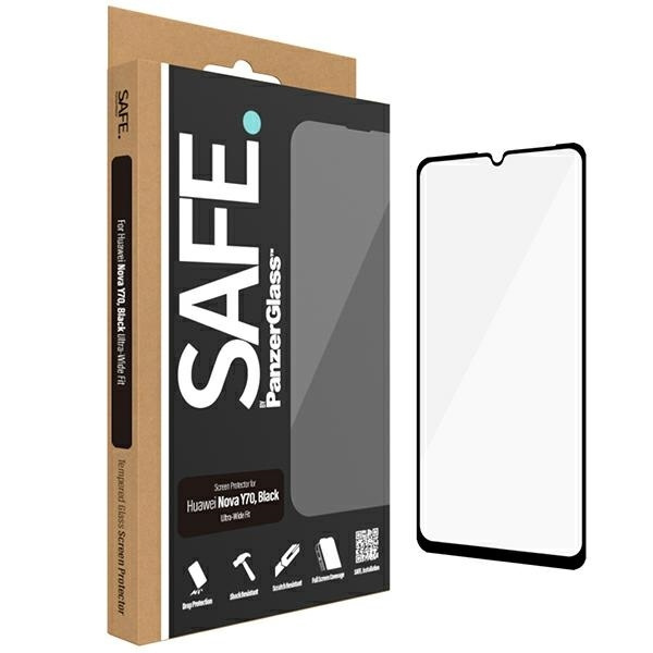 SAFE by PanzerGlass Huawei Nova Y70 / Y70 Plus / Y71 Screen Protector Glass czarny/black SAFE95172