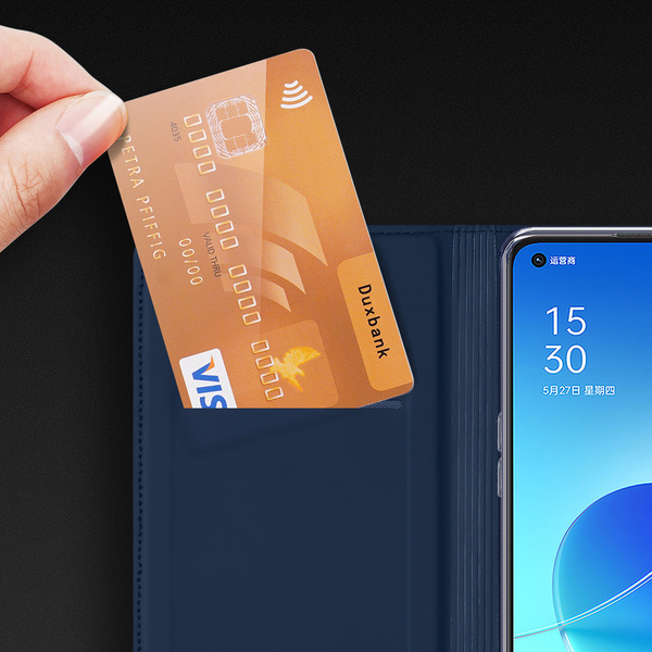 Dux Ducis Skin Pro Bookcase type case for Oppo Reno6 4G black