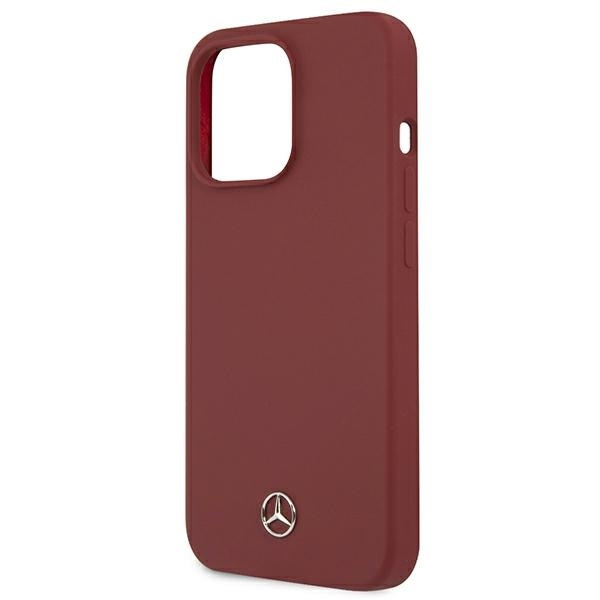 Etui Mercedes Silicone Line na iPhone 13 Pro / iPhone 13 - czerwone