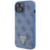 Guess GUHCP15SP4TDSCPB iPhone 15 / 14 / 13 6.1" niebieski/blue hardcase Crossbody 4G Metal Logo