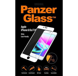 PANZERGLASS PRO SZKŁO HARTOWANE E2E SUPER+ IPHONE 6/6S/7/8/ CF BIAŁY