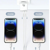 USAMS Ład. siec. 2xUSB-C T54 GaN 40W (only head) PD Fast Charging czarny/black CC172TC01 (US-CC172)