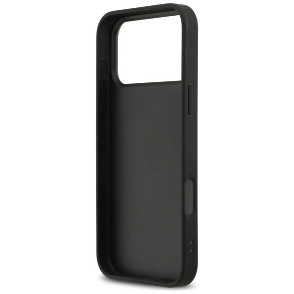 Etui DKNY Repeat Texture Pattern with    Tonal Stripe do iPhone 17 Pro Max czarny
