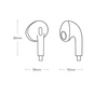 Baseus Encok H17 3.5mm minijack wired headphones white (NGCR020002)