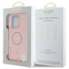 Guess GUHMP16LPFTDTEP iPhone 16 Pro 6.3" różowy/pink hardcase IML Rhinestones MagSafe