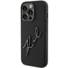 KARL LAGERFELD KLHCP15LSKSBMCK IPHONE 15 PRO 6.1" CZARNY/BLACK HARDCASE SILICONE KARL SCRIPT