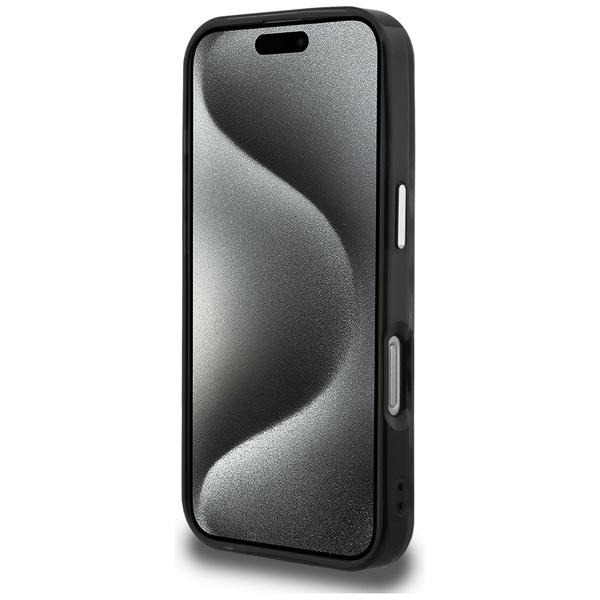Etui Karl Lagerfeld IML Leopard Pattern  MagSafe do iPhone 16 Pro brązowy
