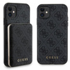 Zestaw Guess GUBPM5N614GEMGK iPhone11 6.1" hardcase + Powerbank 5000mAh MagSafe czarny/black 4G Metal Logo