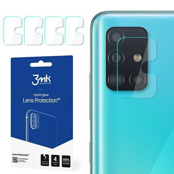 SZKŁO HYBRYDOWE 3MK FLEXIBLE GLASS LENS SAMSUNG GALAXY A51 5G NA APARAT 4 SZT.