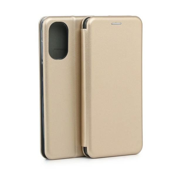 Beline Etui Book Magnetic Moto G52 złoty /gold