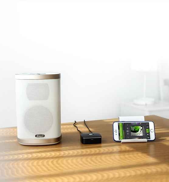 UGREEN ADAPTER RECEIVER BLUETOOTH 5.0 APTX 2RCA / 3.5MM MINI JACK BLACK (40759)