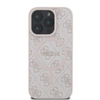 Guess GUHMP16LG4GFRP iPhone 16 Pro6.3" różowy/pink hardcase 4G Ring Classic Logo MagSafe