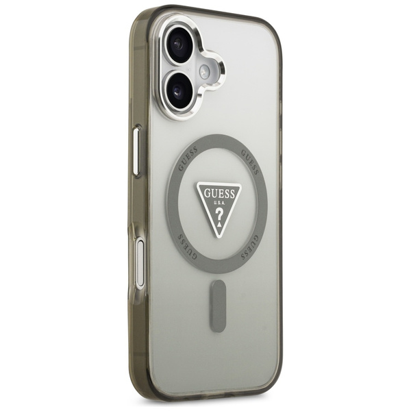 Etui Guess IML Gradient Triangle Logo    MagSafe do iPhone 17 khaki
