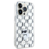 KARL LAGERFELD KLHCP15XHNCMKLT IPHONE 15 PRO MAX 6.7" TRANSPARENT HARDCASE MONOGRAM CHOUPETTE