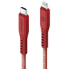 ENERGEA kabel Flow USB-C - Lightning C94 MFI 1.5m czerwony/red 60W 3A PD Fast Charge