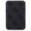 Zestaw Guess GUBPM5P15S4GEMGK iPhone15 6.1" hardcase + Powerbank 5000mAh MagSafe czarny/black 4G Metal Logo