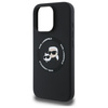 Karl Lagerfeld KLHMP16XSKCHTCK iPhone 16  Pro Max 6.9" czarny/black hardcase Silicone Karl&Choupette Heads MagSafe