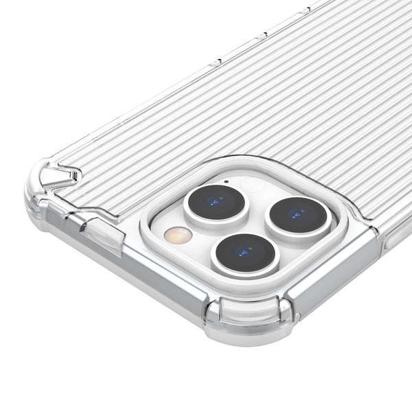 OMBRE PROTECT CASE FOR IPHONE 14 PRO ARMORED COVER PINK AND BLUE