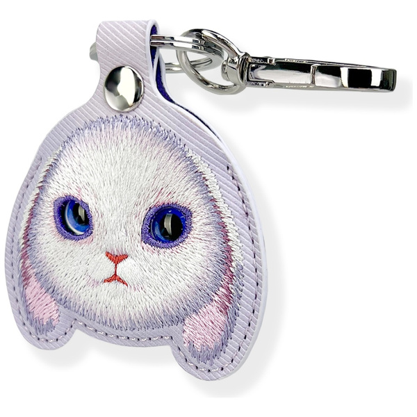 Etui na lokalizator / brelok Nimmy Big   Eyed Pet 2.0 Rabbit fioletowy