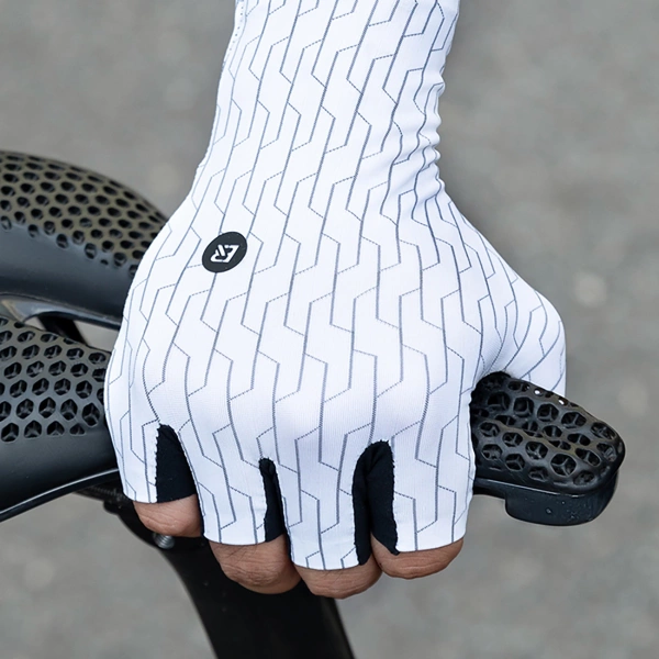 Rockbros Road Cycling Gloves Size: XL - White/Black