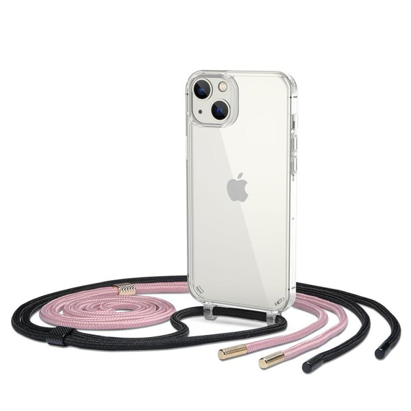 TECH-PROTECT FLEXAIR CHAIN IPHONE 14  MAX BLACK & PINK