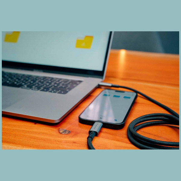 Kabel Verbatim Sync & Charge USB-C do    USB-C 240W 40Gb/s 120cm czarny 31847