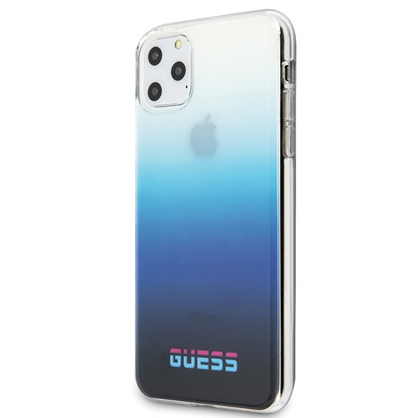 Guess GUHCN65DGCNA iPhone 11 Pro Maxniebieski/gradient blue hard case California