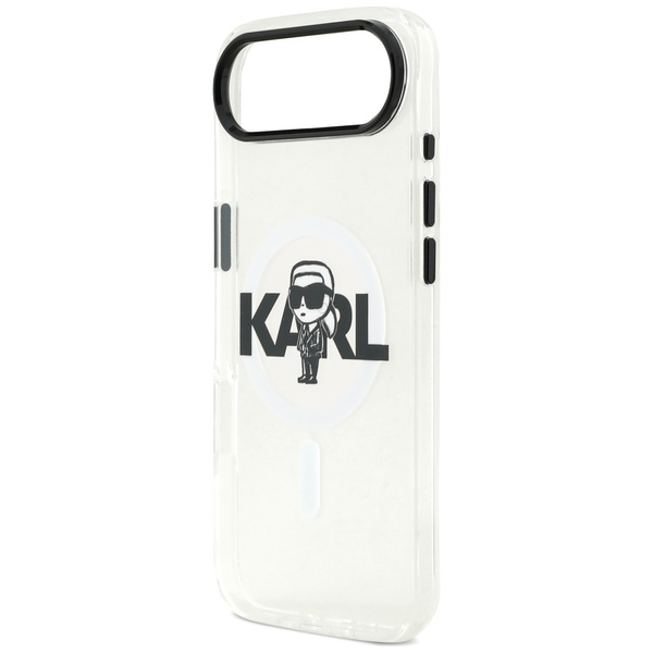 Etui Karl Lagerfeld IML Karl Sketch Logo MagSafe do iPhone Air przezroczysty