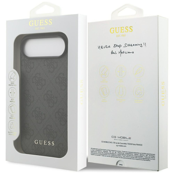 Etui Guess 4G Classic do iPhone 17 Air   czarny