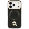 Etui Karl Lagerfeld Big Strap Karl Metal Logo MagSafe do iPhone 17 Pro czarny