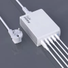 Dudao A228EU GaN charger 1x USB-A 4x USB-C PD 228W - white
