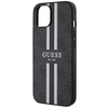 GUESS GUHMP14MP4RPSK IPHONE 14 PLUS / 15 PLUS 6.7 "BLACK / BLACK HARDCASE 4G PRINTED STRIPES MAGSAFE