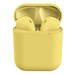 EARPHONES BLUETOOTH TWS INPODS I12 YELLOW
