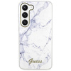 Guess GUHCS23SPCUMAH S23 S911biały/white hardcase Marble