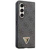 GUESS GUHCZFD5P4TDPK F946 Z FOLD5 CZARNY/BLACK HARDCASE LEATHER 4G DIAMOND TRIANGLE