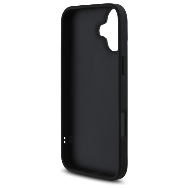 Guess GUHCP16SPSQSQSK iPhone 16 6.1" czarny/black hardcase Quiled Metal Logo