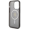 Etui Ferrari Translucent MagSafe na iPhone 14 Pro Max - czarne