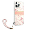 Guess GUHCP13XKMABPI iPhone 13 Pro Max6,7" różowy/pink hardcase Marble Strap Collection