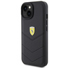 Etui Ferrari Quilted Metal Logo na iPhone 15 - czarne