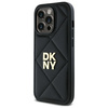 DKNY DKHCP14LPQDSLK iPhone 14 Pro 6.1"   czarny/black Quilted Stack Logo