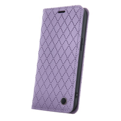 Etui Smart Caro do Motorola Edge 40 Neo fioletowe