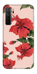 CaseGadget ETUI NADRUK CZERWONE MAKI HUAWEI P40 LITE 5G