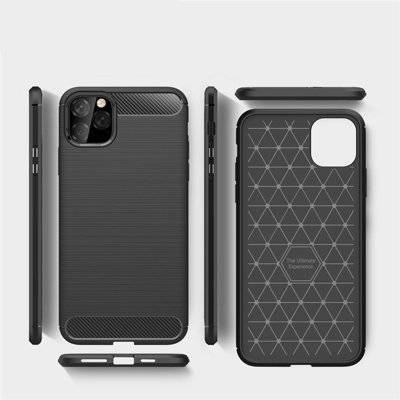 CASE ETUI CARBON LUX CZARNY IPHONE 12 MINI 5,4