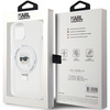 Karl Lagerfeld KLHMP15SHMRSKHH iPhone 15 6.1" white/white hardcase Ring Stand Karl Head MagSafe