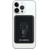 KARL LAGERFELD POWERBANK INDUCTION KLPBM5KOTTGK 5000MAH CZARNY/BLACK NFT OUTLINE IKONIK MAGSAFE